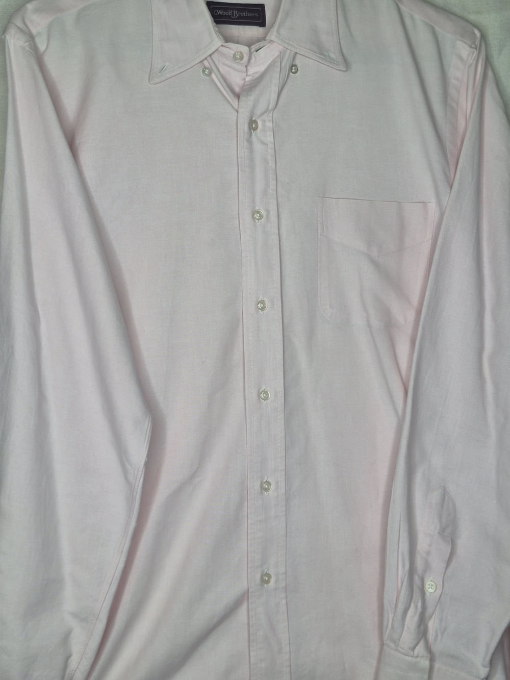 Woolf Brothers Vitnge Men's Light Pink Button-Down Dress Shirt